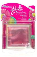 Glade Decor Scents Glass Holder and Refill Polka Dot Petals Scent of Honeysuckle Lily of the Valley and Pineapple Limited Edition Spring Collection .28 Oz. (1 Each)