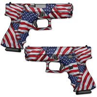 Wrap Compatible with Pistol - Patriot | MightySkins GunWraps Protective, Durable, and Unique Vinyl Handgun Wrap Kits | Easy to Apply, Remove, and Change Styles | Made in The USA