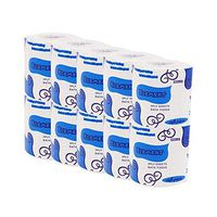 10pcs Toilet Paper Bathroom Kitchen Toilet Tissue Paper Smooth Soft Professional Toilet Paper Degradable Roll Paper for Workshop Restaurant White (White, 10Pcs)