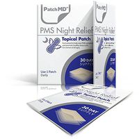 PatchMD - PMS Night Topical Patch - Natural Night time Relief of Premenstrual Syndrome - eases Tension, Cramps, Bloating & Irritability - 30 Day Supply