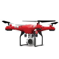 Nacome New X52 2.4G WiFi FPV Live Helicopter RC with Altitude Hold HD Camera 0.3MP HD Camera (Red)