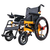 Foldable Power Electric Wheelchair, Electric Wheelchair Open/Fold in 5 Second Compact Power Chair Drive for Disabled Elderly