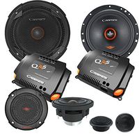 Cadence QRS6K3 500W 6.5" 3-Way QRS Series Component Car Speakers