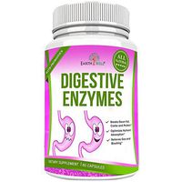 Best Digestive Enzymes with Bromelain & Probiotics - Lactase Enzyme Supplement for Bloated Stomach - Easy Gluten Free Digestion for Greater Nutrient Absorption