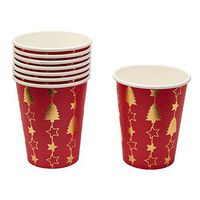 Neviti Dazzling Christmas Party Paper Cups - Pack of 8