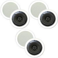 Theater Solutions TS50C in Ceiling Speakers Surround Sound Home Theater 3 Pair Pack