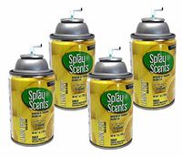 Automatic Spray Air Fresheners SprayScents Lemon Drop Champion Sprayon 7 oz Can, Box of 4