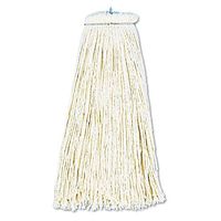 O'Dell Cut-End Lie-Flat Wet Mop Head, Cotton, 16oz, White, 12/Carton, New