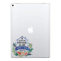 FINCIBO 5 x 5 inch Joshua 24:15 Removable Vinyl Decal Stickers for iPad MacBook Laptop (Or Any Flat Surface)
