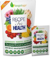 Recipe for Health: Great Tasting health drink and Superfoods cocktail. Green powder drink with Immune Support: Antioxidants, Probiotics, Vegan, Dairy & Gluten Free, Non-GMO