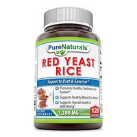 Pure Naturals Red Yeast Rice, 1200 Mg per 2 servings,120 Capsules