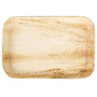 Perfectware Palm Plate 9x6 Rectangle-25 Palm Plate, 9"X6" Rectangle- Pack of 25