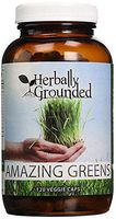 Amazing Greens by Herbally Grounded, 100% Veggie Capsules, 180 Capsules, Antioxidant