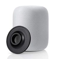 Aoile Stainless Steel Stand for Apple HomePod Smart Speaker Anti-Slip Metal Base Pad Holder for Apple Speaker Accessories Black