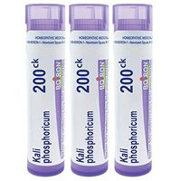 Boiron Kali phosphoricum 200ck, 80 pellets, homeopathic Medicine for Tension Headaches, 3 Count