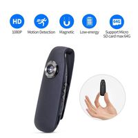 Alyduow Body Camera 1080P HD Adsorption Mini Camera Wearable Security Camera for Driving Recorder Motorcycle Recorder Bicycle Recorder Travel Recorder