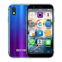 Smart Phone SOYES XS, 3GB+32GB, 3.2 inch Android 6.0 MTK6737 Quad Core up to 1.3GHz, Dual SIM, Bluetooth, WiFi, GPS, Network: 4G, Support Google Play (Black) Carrier Cell Phone (Color : Colour)