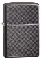 Custom Personalized Black Iced Carbon Fiber Design Street Chrome Windproof Lighter Free Engraving #29823