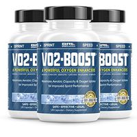 VO2 Boost. Natural Endurance and Oxygen Booster Performance Enhancer to Increase VO2 max w/Rhodiola Rosea, B12, and Alpha Lipoic Acid (120 Capsules) (90 Day Supply (Save 45))