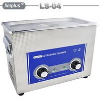 limplus Knob Control Heated Ultrasonic Cleaner 4.5L for Electronic Parts Mobile Phone Parts Cleaning
