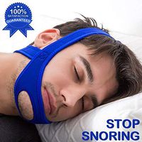 Snoring Chin Strap S2– Most Effective Snoring Solution and Anti Snoring Devices (Blue)