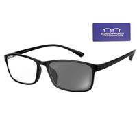 Tanlys Blue Light Blocking Computer Glasses UV Headache Blocker Anti Eyestrain, Tablet/Gaming/TV/Phones Blue Light Filter Glasses for Men Women (Photochromic)