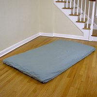 Royal Blue Shiatsu Massage Mat - Futon Style Large Bodwork Mat with Removalble Cotton Twill Cover