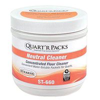 Case lot of 360 Stearns Quart'R Packs #ST660 Floor Tile Cleaner 32 oz each