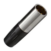 Seismic Audio - New Mini Male XLR 4 Pin Connector/Plug for Cable