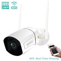TVPsii Outdoor Security Camera Wireless 3MP Wifi IP Camera Surveillance Camera System Home Security Camera with Onvif