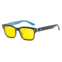 LCEC Blue Light Blocking Computer Glasses,HD Night Vision Driving Glasses,Gaming Computer Glasses - UV Protection Anti Eye Strain and Promotes Deep Sleep -Anti Glare - Women Men, Blue