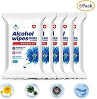 60Pcs 75% Alcohol Cleaning Wet Wipes Disinfectant Wipes Daily Disinfecting Use for Hand Home House Travel Office Electronics School