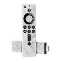 MightySkins Skin Compatible with Amazon Fire TV Stick 4K - Frost Marble | Protective, Durable, and Unique Vinyl Decal wrap Cover | Easy to Apply, Remove, and Change Styles | Made in The USA