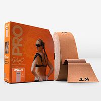 KT Tape PRO Kinesiology Tape, 125-Feet Jumbo Uncut Roll, Synthetic Elastic Therapeutic Tape, Beige or Black
