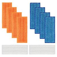 MXZONE Replacement 10 Packs Washable Mopping Pads Wet Damp Dry Sweeping Pads for iRobot Braava Jet 240 241