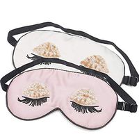 Silk Eye Sleep Mask Soft Sleeping Mask with Elastic Strap Blindfold Comfort Eye Shade Cover for Kids Girl Women Men