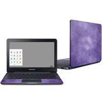 Mightyskins Skin Compatible with Samsung Chromebook 3 11.6" - Purple Airbrush | Protective, Durable, and Unique Vinyl Decal Wrap Cover | Easy to Apply, Remove, and Change Styles | Made in The USA