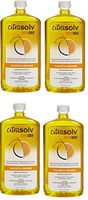 Citra Solv Natural Cleaner & Degreaser Concentrate, Valencia Orange, 32 Ounce (4 pack)