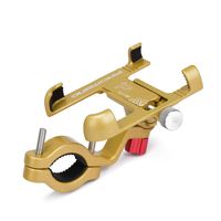 PROMEND Bike Phone Mount Holder, Aluminium Bicycle & Motorcycle Phone Holder Adjustable, Anti Slip Bike Phone Mount Holder Universal Handlebar Cradle for iPhone Xs Max, 11, 8 Plus, Galaxy S9, S8 etc.