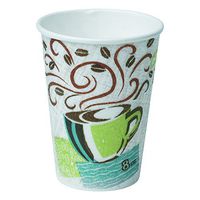 Dixie 5338DX Hot Cups, Paper, 8oz, Coffee Dreams Design (Case of 500)