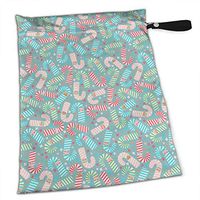 TYITCB Cane of Cane Candy Waterproof Reusable Snack Bag Large Capacity