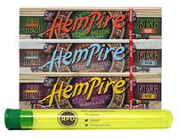 Hempire King Size Rolling Papers (3 Packs) with Rolling Paper Depot KewlTube