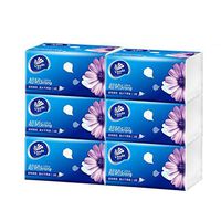 3-Ply Facial Tissue, Daily Soft&Comfort Facial Tissues, 130 Tissues per Box(Pack of 6)