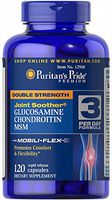 Puritan's Pride Double Strength Glucosamine, Chondroitin & MSM Joint Soother-120 Capsules