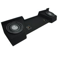 Compatible with 2007-2013 Chevy Silverado Ext Cab Truck Harmony F124 Dual 12" Sub Box Enclosure