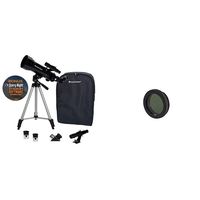 Celestron 21035 70mm Travel Scope &  1.25" Moon Filter