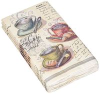 Avanti Paris Coffee Guest Paper Towels, Multicolored