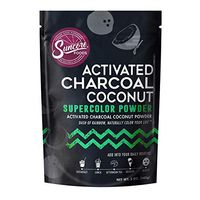 Suncore Foods – Activated Charcoal Coconut Supercolor Powder, 5oz each (1 Pack) – Natural Activated Charcoal Coconut Food Coloring Powder, Plant Based, Vegan, Gluten Free, Non-GMO