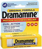 Dramamine Original Formula - 12 ct, Pack of 6