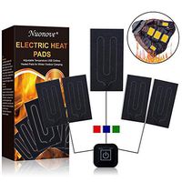Electric Heating Pad, Cloth Heating Pad, Heat Pad Clothes, 5 in 1 Electric Cloths Heating Pads Set for Outdoor Winter Camping Night